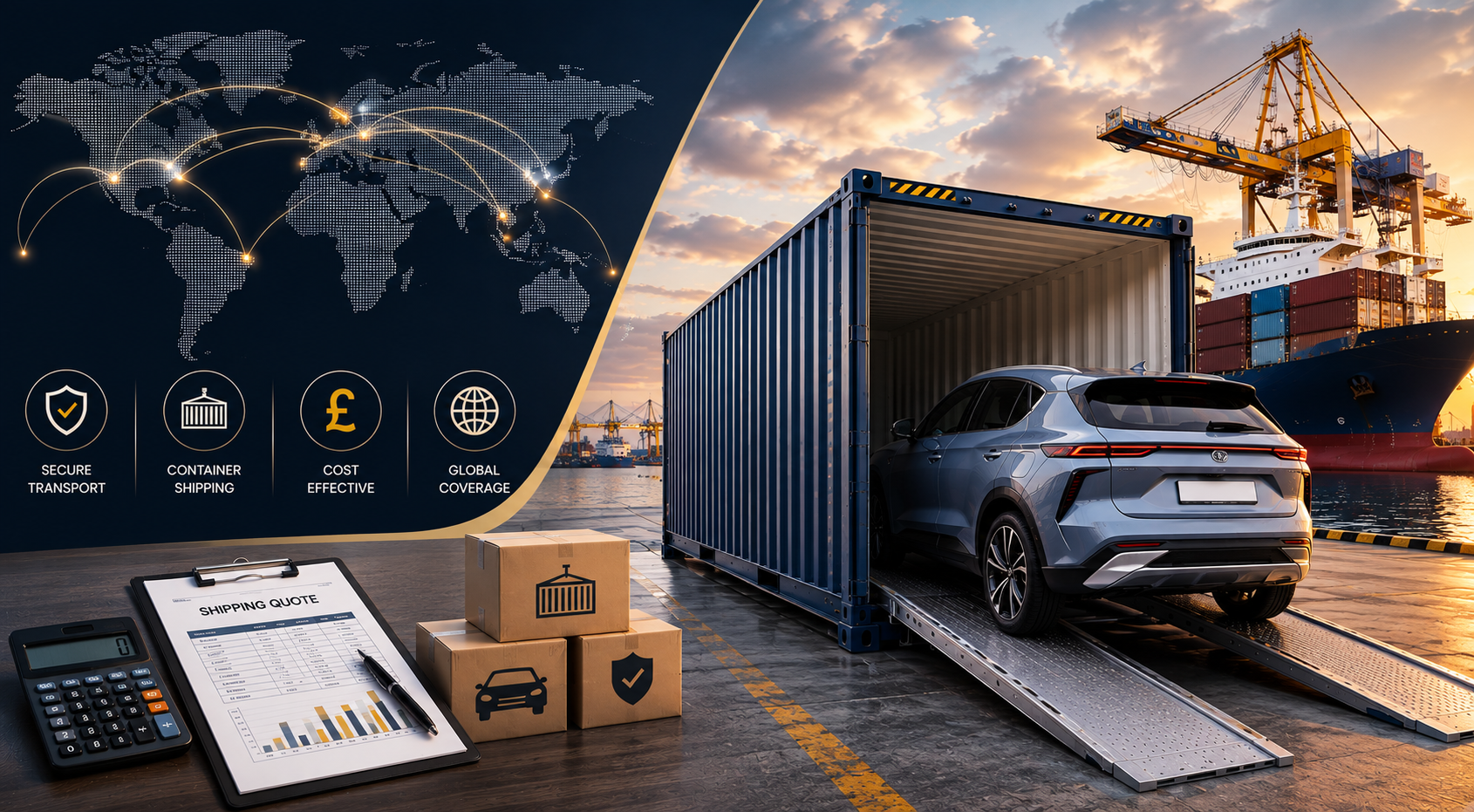 international container shipping overseas 
